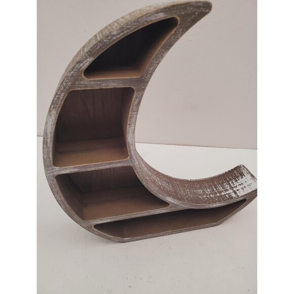 Moon shelf Crescent Moon table Shelf Wood table shelf - Vintage Witchy Wooden - Picture 4 of 10